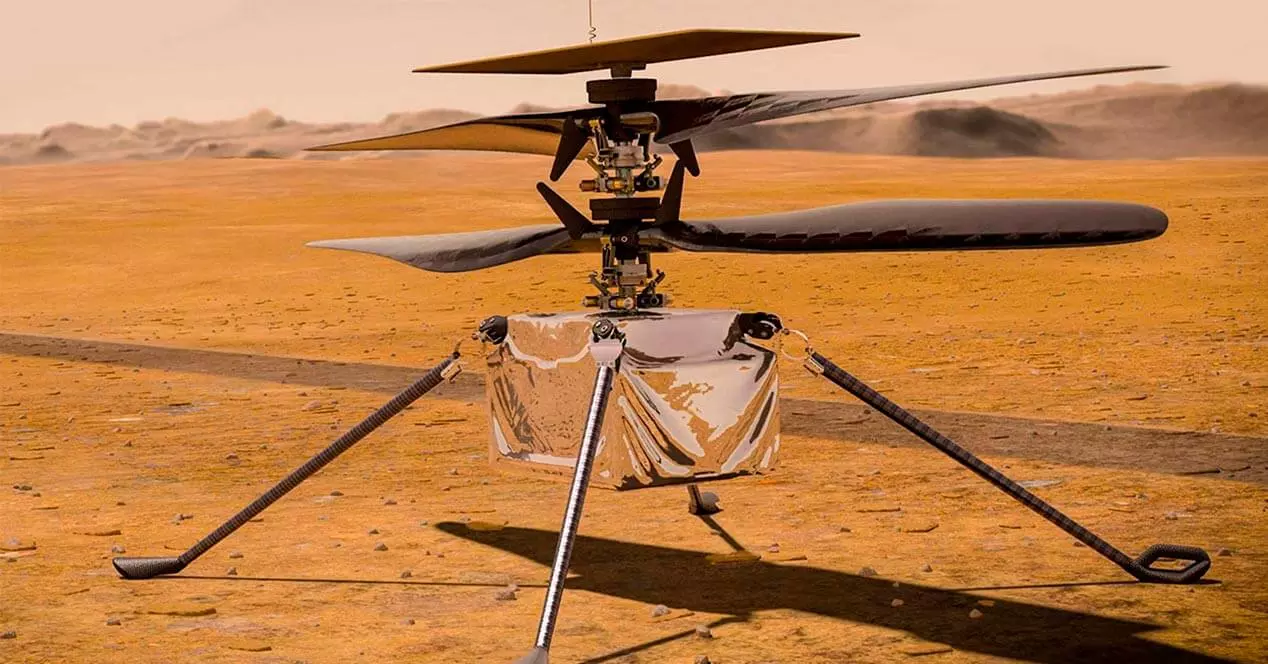 novo helicóptero que ajudará os astronautas em Marte