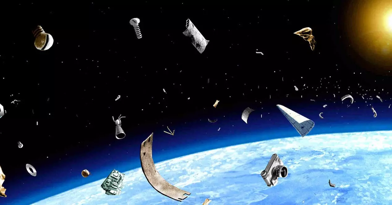 How much space junk is there on Earth