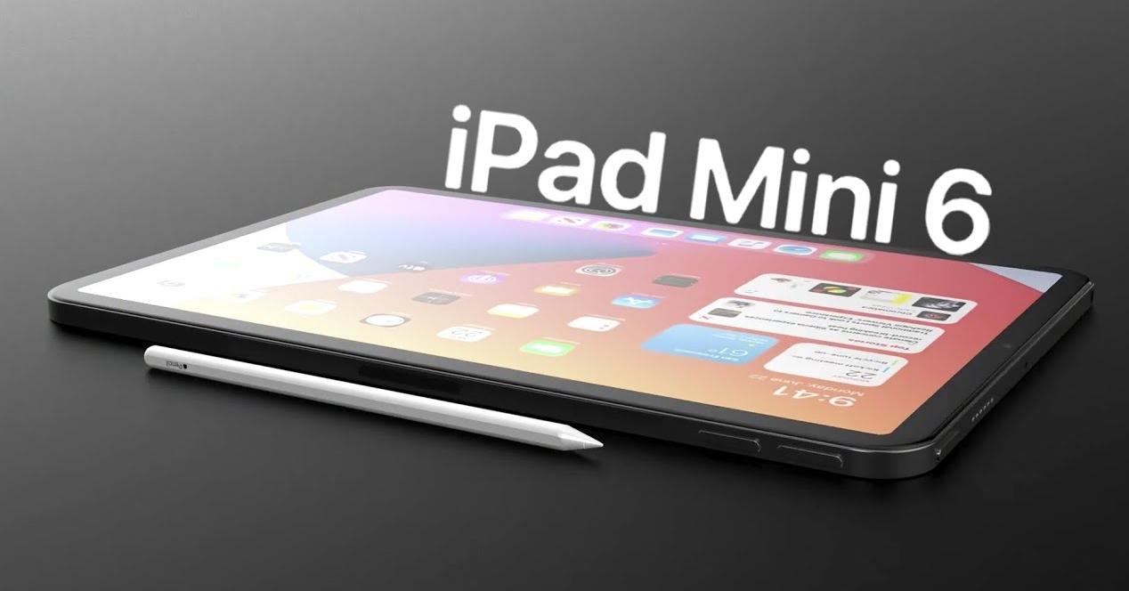 iPad mini 6 renderar
