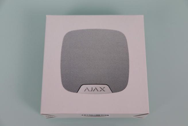 Frontal de la caja de la sirena Ajax HomeSiren