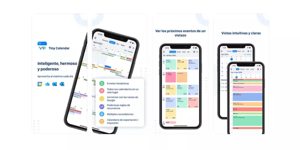 Tâches et calendrier de l'application Calendrier