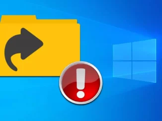 Shortcut has been changed, moved or renamed error