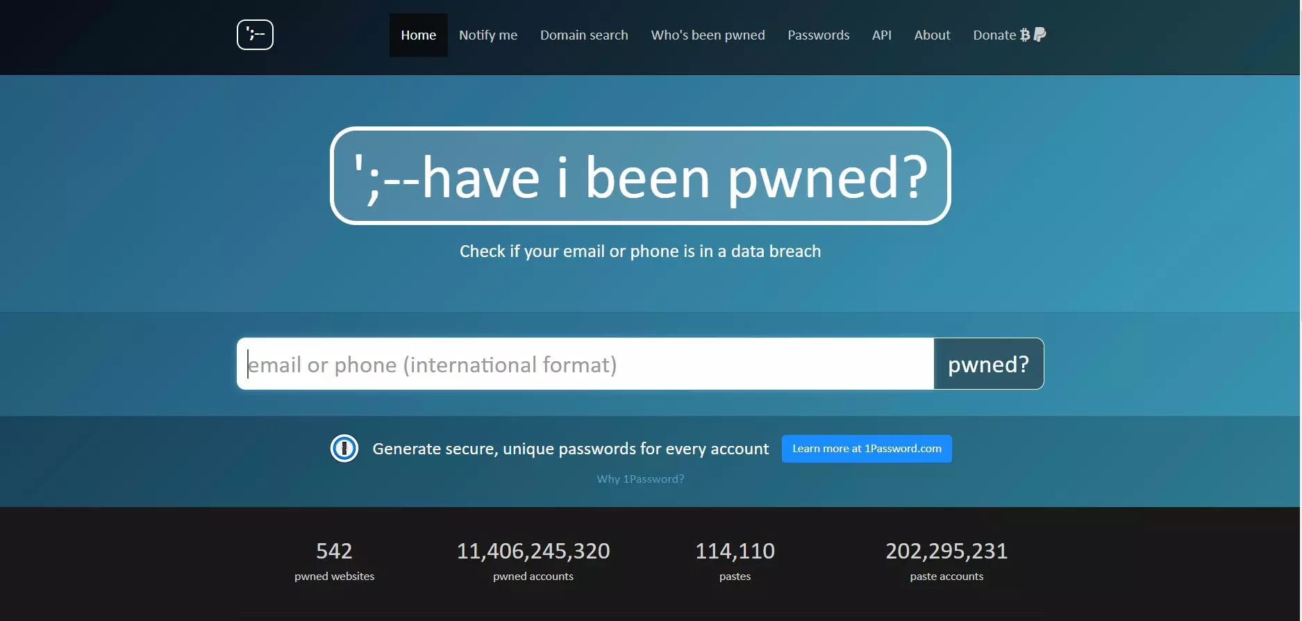 Utilizarea Have I Been Pwned