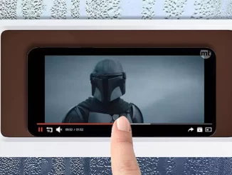 necessary accessories to use the mobile in the shower