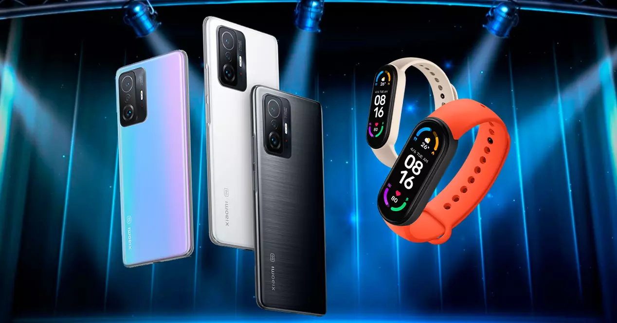 Uusi Xiaomi 11T- ja Mi Band 6 NFC -rannekoru