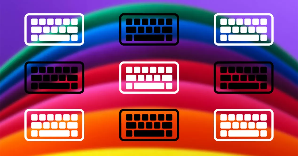 le clavier de mon téléphone Android change de couleur