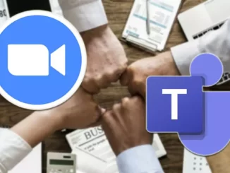 Zoom of Microsoft Teams