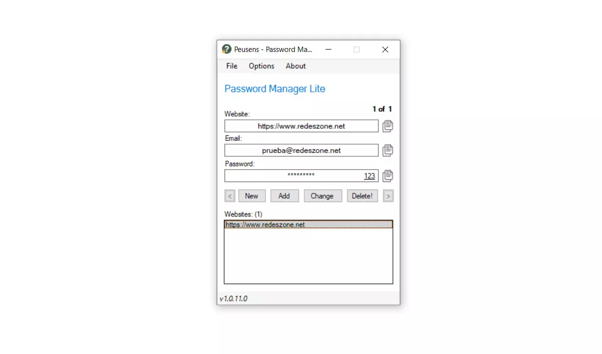 Usar Password Manager Lite