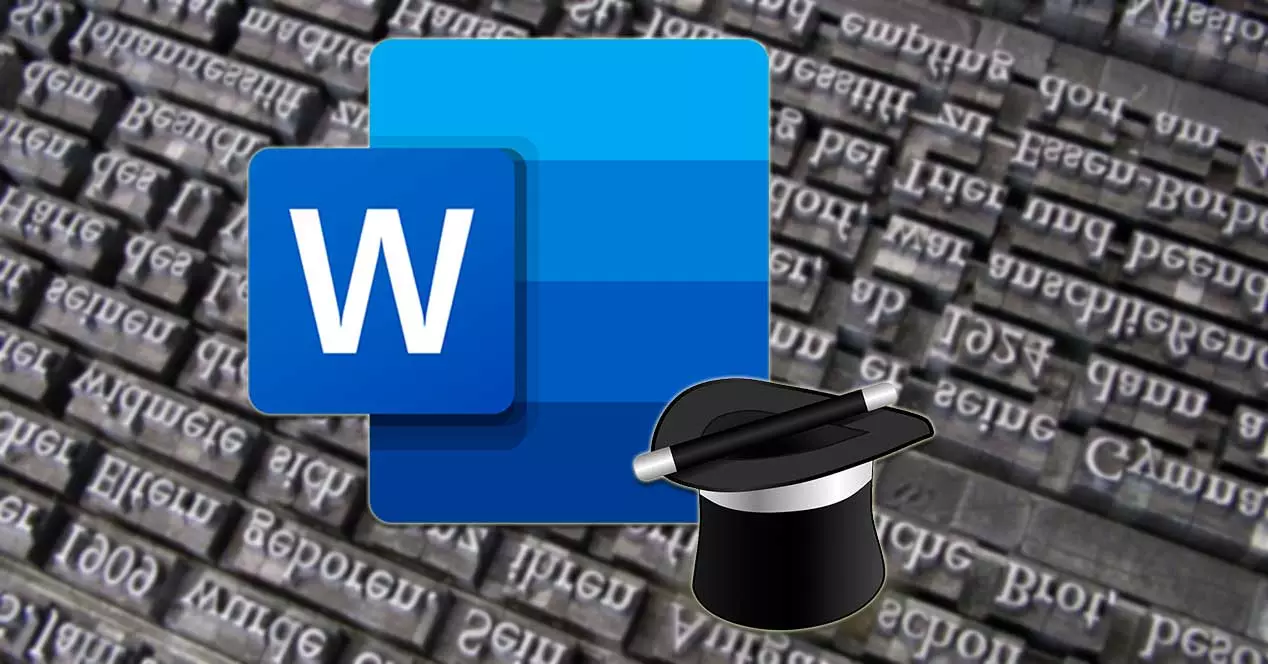 Word function allows you to create a fake text