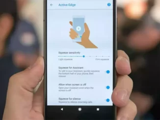 Active Edge, de functie om je Google Pixel te "knijpen"