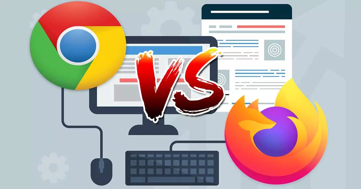 Chrome contre Firefox
