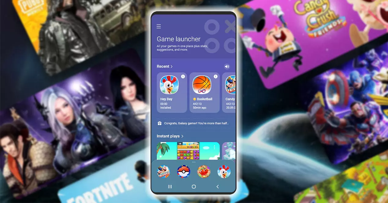 Tilpas Game Launcher på din Samsung Galaxy, når du spiller