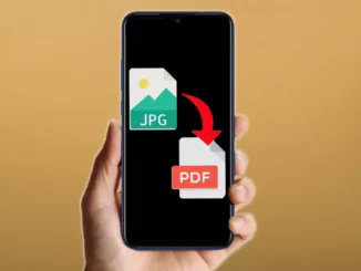 convert a photo into PDF from your mobile