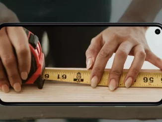 measure objects with the phone's camera