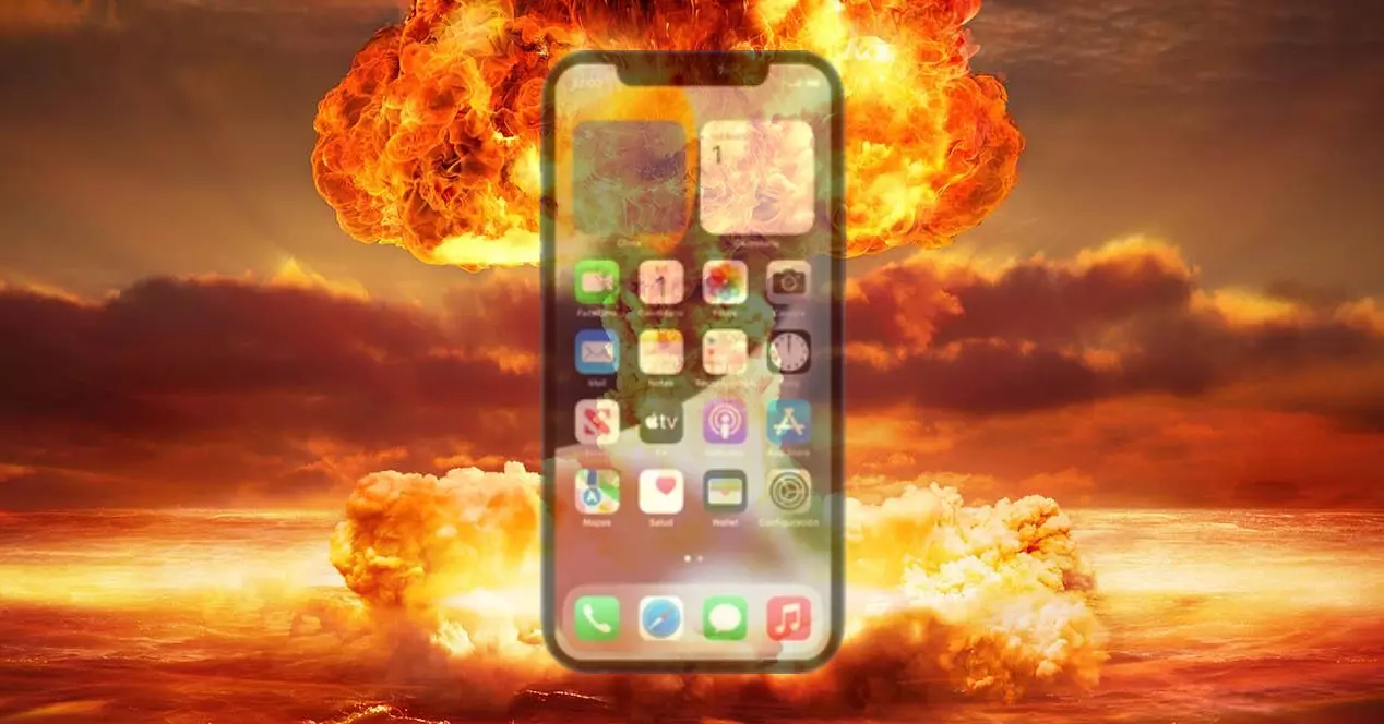 Kan et iPhone -batteri eksplodere