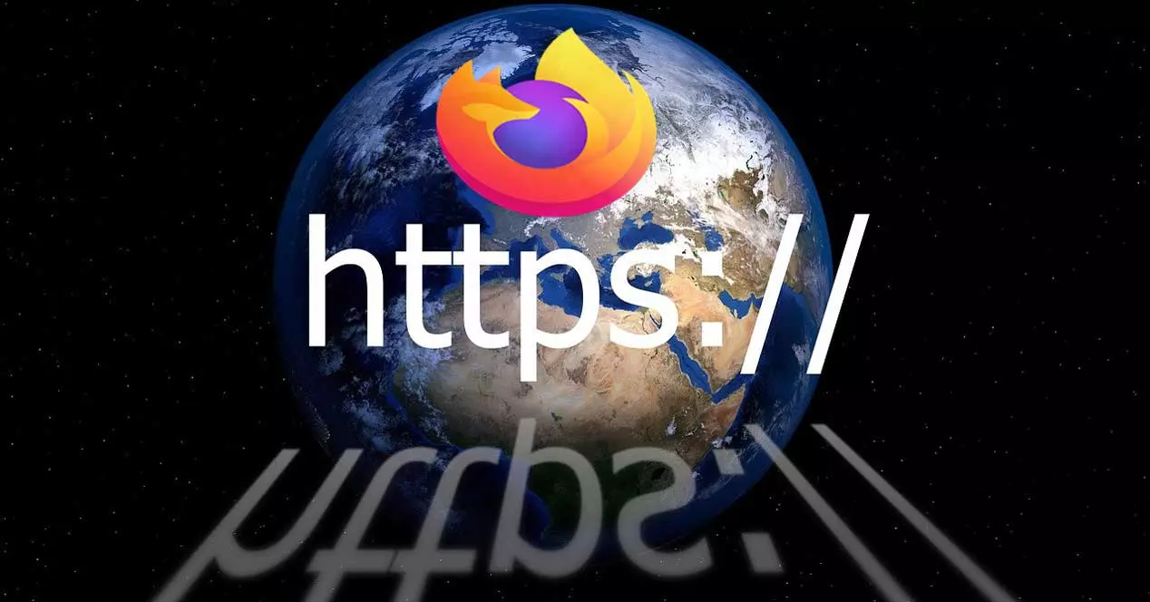 aktivera och konfigurera HTTPS Only -läge i Firefox