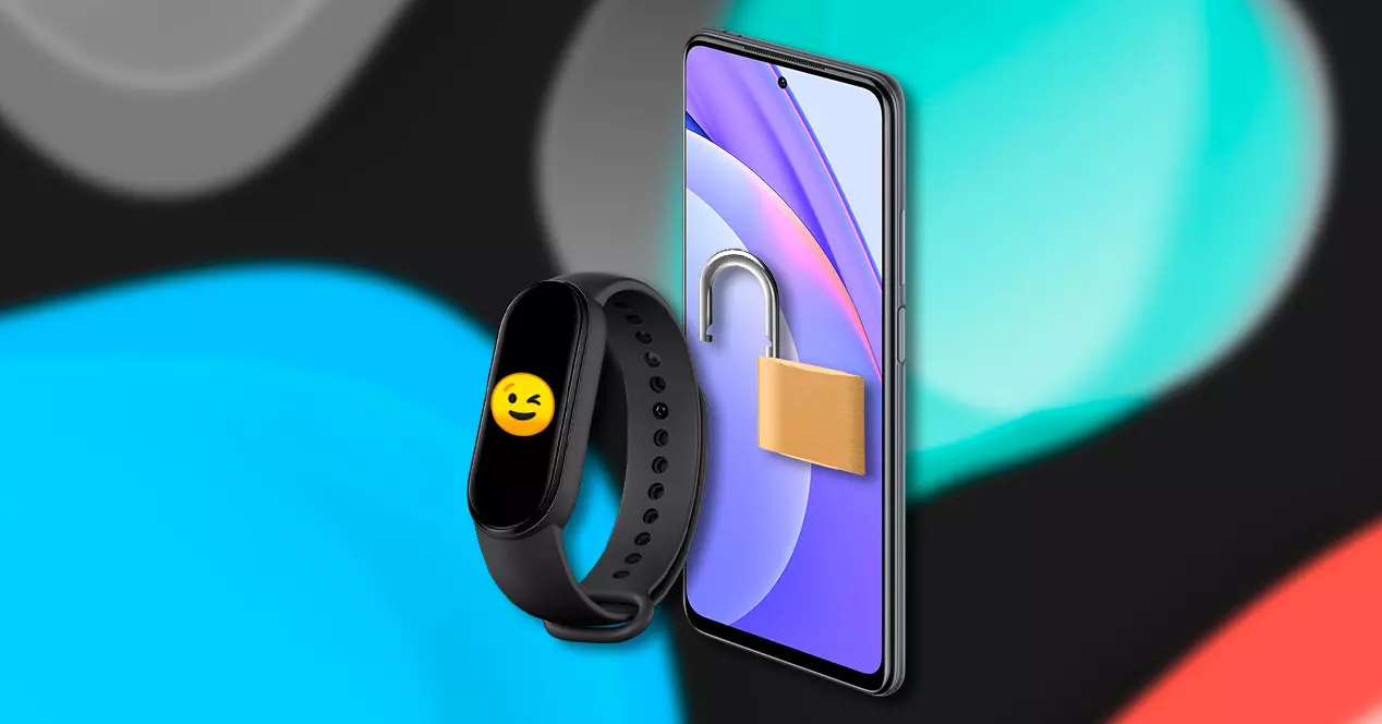 unlock a Xiaomi mobile with a smartwach or smartband