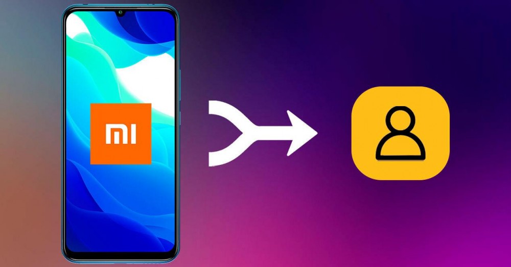 spara kontakter på SIM-kortet med Xiaomi-telefoner