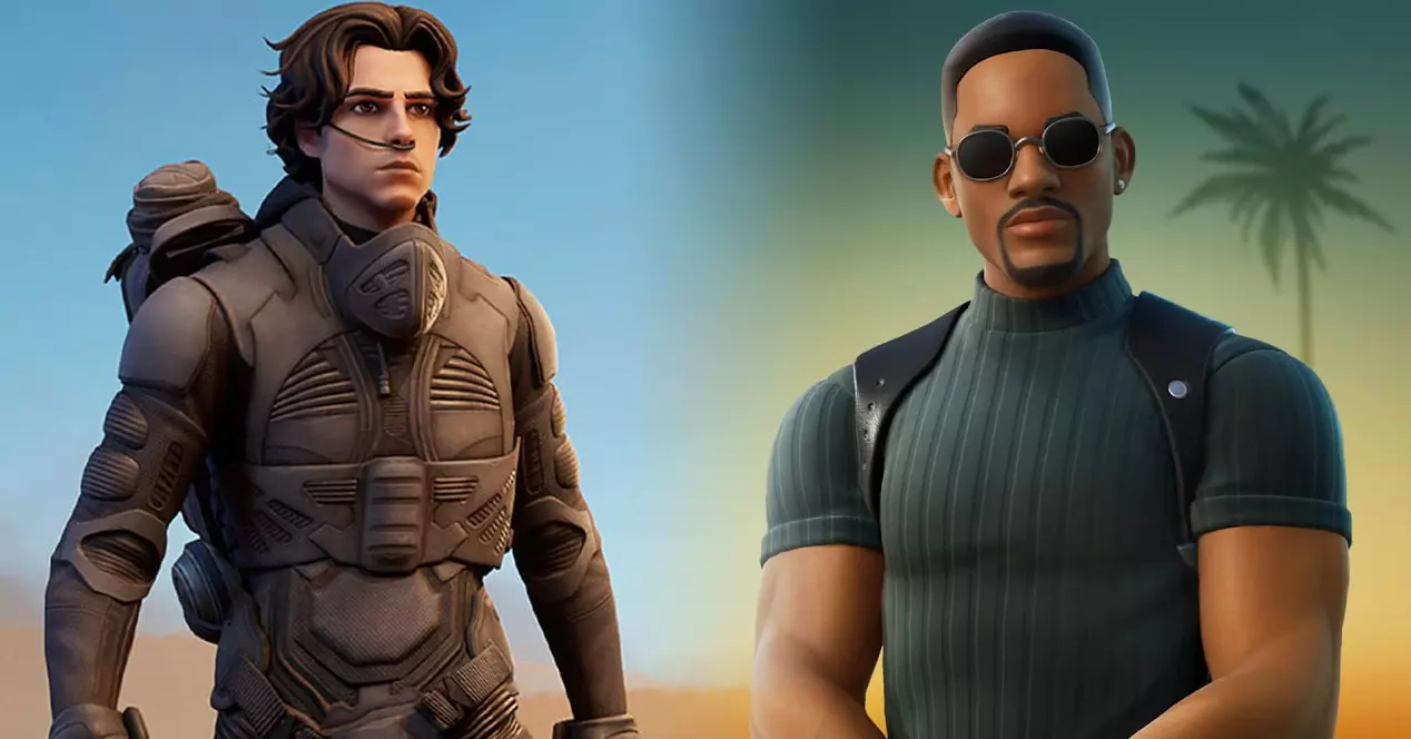 10 personagens de filmes que vieram para as skins Fortnite