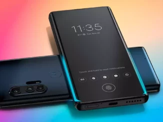 Curved screen on the mobile