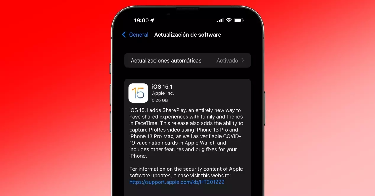 New iOS 15.1 and other operating systems