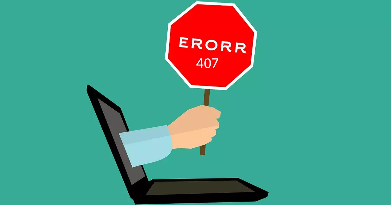 HTTP 407 error