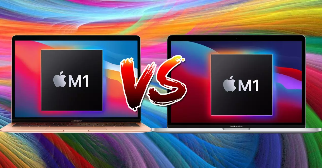 Differences in the M1 processor of the MaBook Air and MacBook Pro