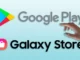 SamsungのGalaxyStoreのGooglePlay