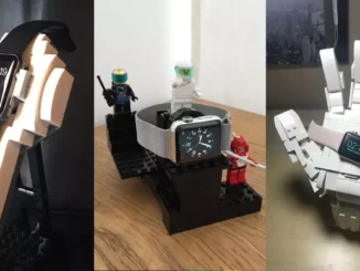 crie sua base de carregamento para Apple Watch com LEGOs