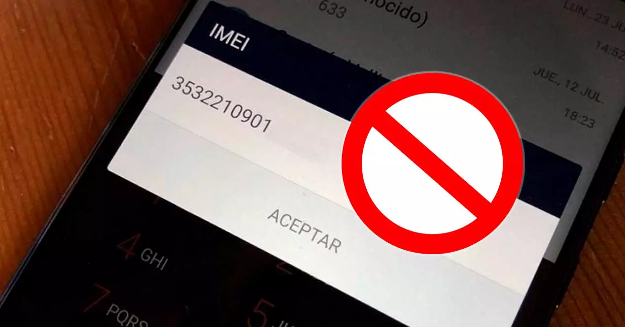 E se o IMEI for inválido em um celular