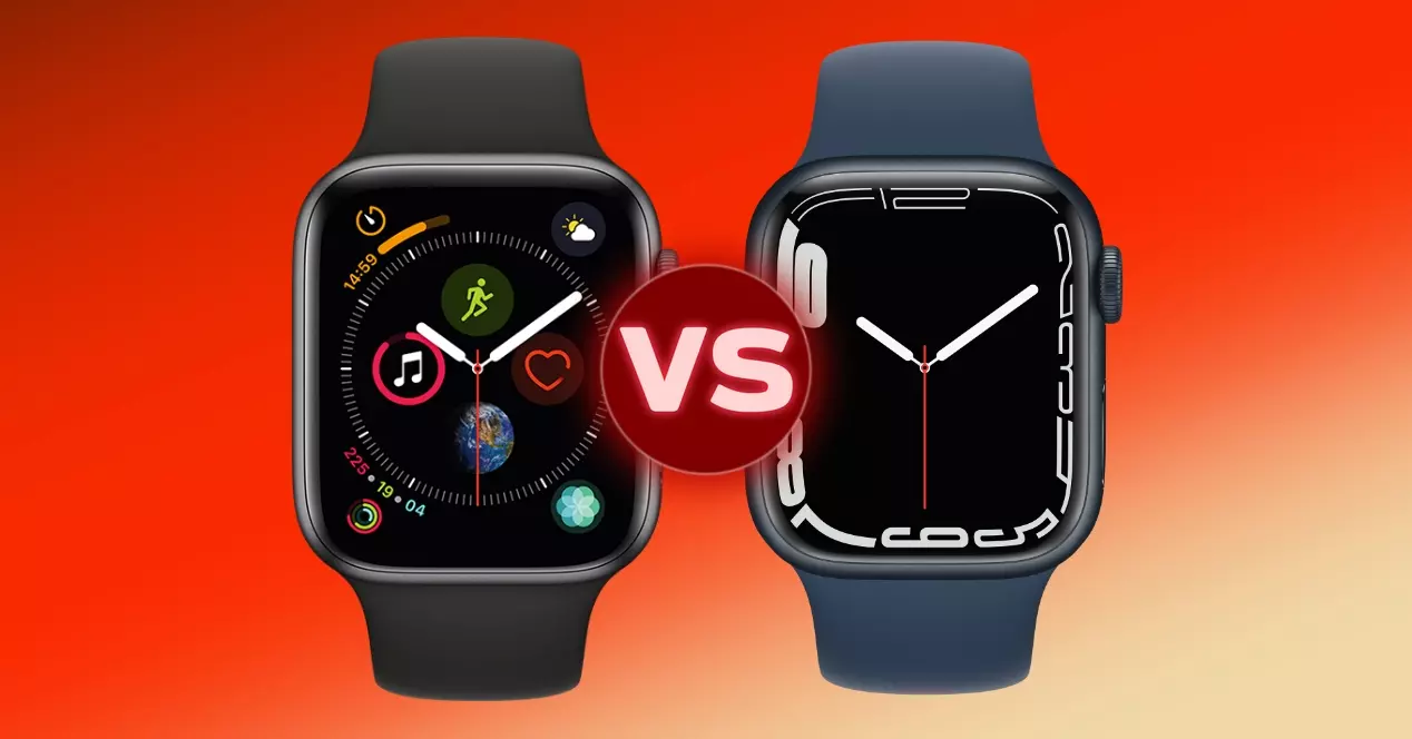 Jämförelse Apple Watch Series 4 vs Apple Watch Series 7
