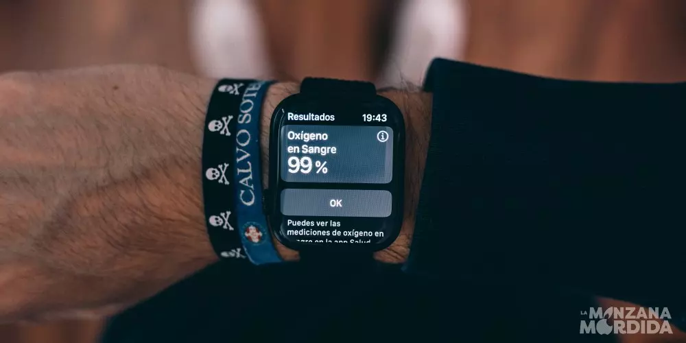 Oxigeno og sangre Apple Watch