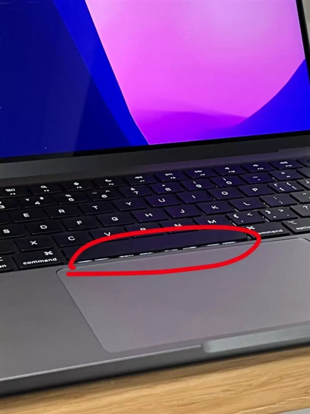 probleem met een teclado macbook