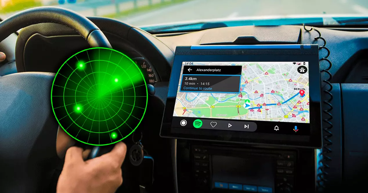 detectar radares de velocidade com Android Auto