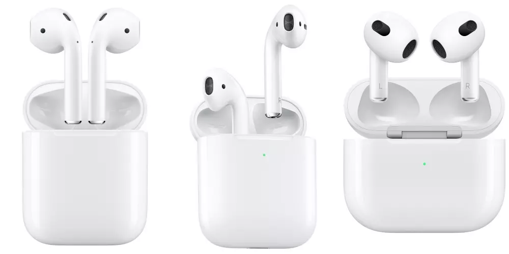 AirPods 1, 2 en 3