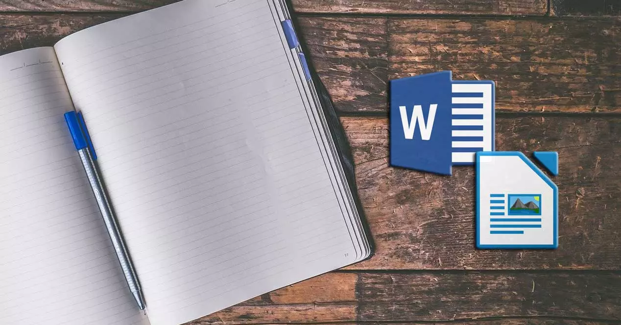 LibreOffice Writer eller Microsoft Word
