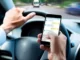 Driving with your mobile in your hand