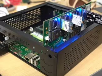 turns the Raspberry Pi into a mini ITX computer
