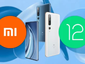 Xiaomi Mi 10 are updated to Android 12