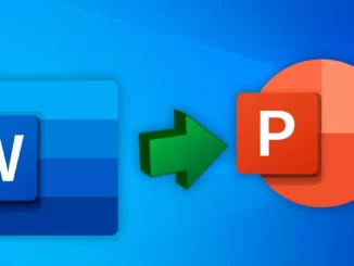 Convert a Word document to a PowerPoint presentation