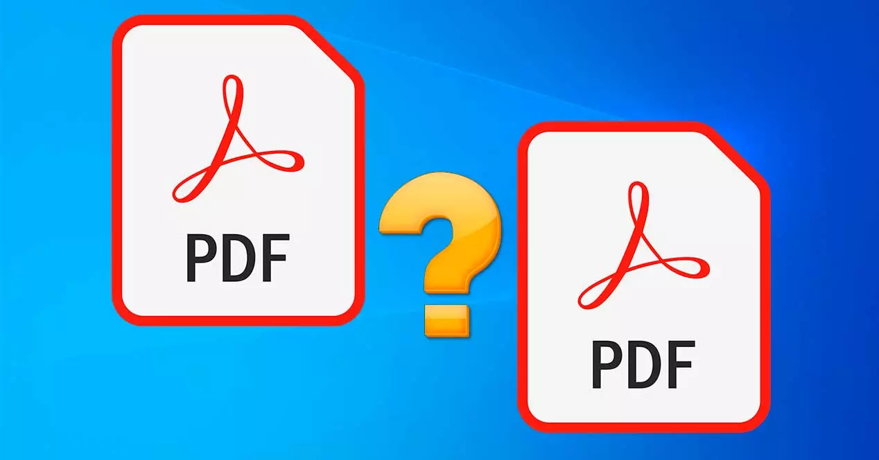 Vergleichen Sie zwei PDF-Dokumente einfach in Windows