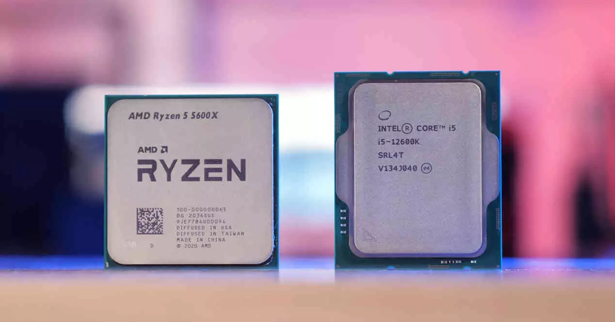 Intel i5-12600K versus AMD Ryzen 5 5600X