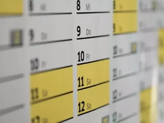 Excel este mai bun decât Word atunci când creați un calendar