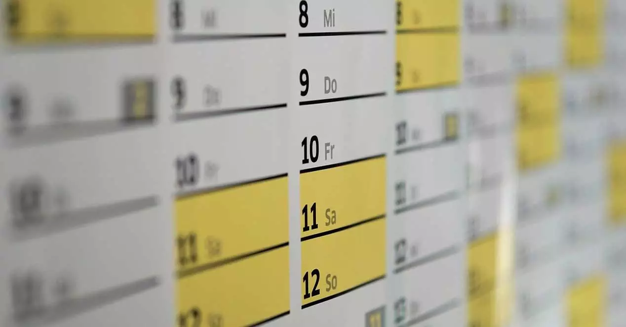 Excel is better than Word when creating a calendar