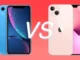 Comparison iPhone XR vs iPhone 13