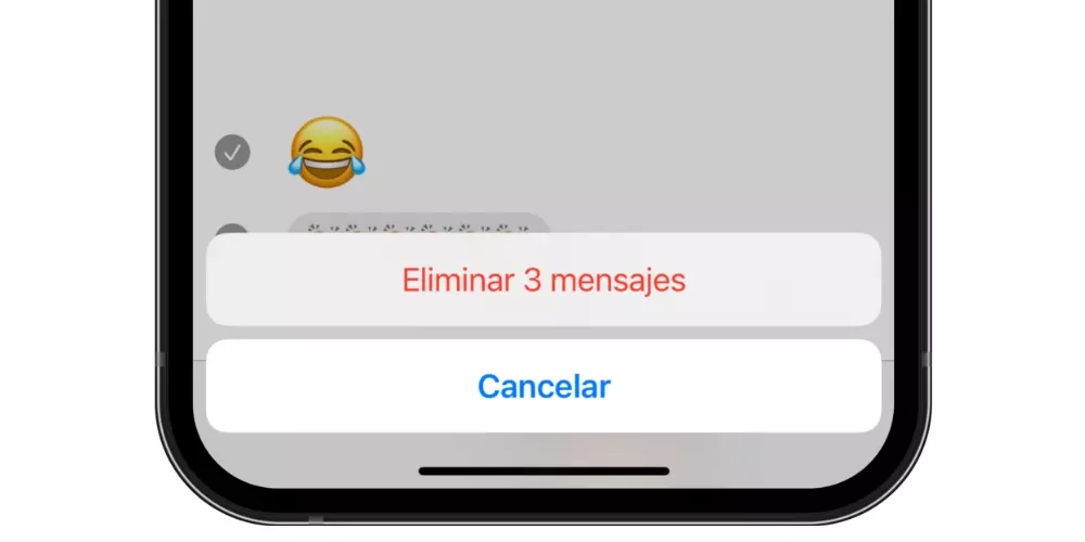 Eliminar mensajes Imessage