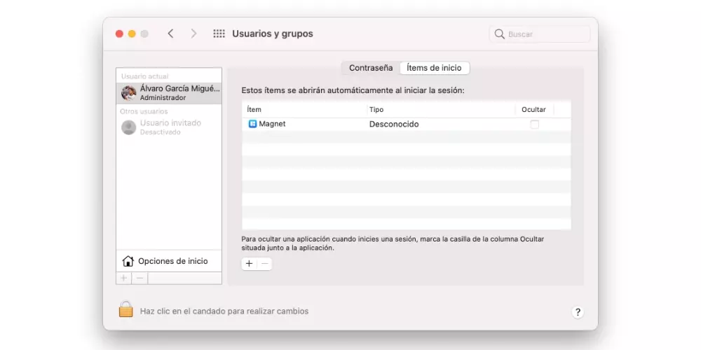 artikel de inicio mac