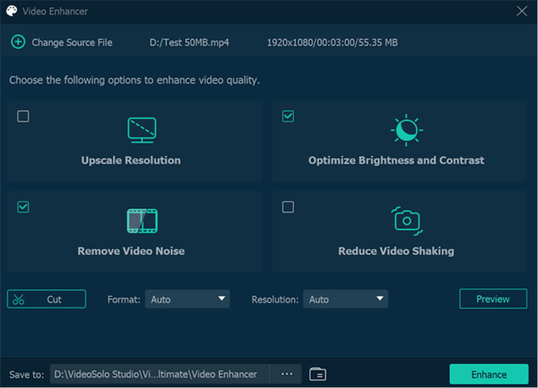 Video Enhancer UI