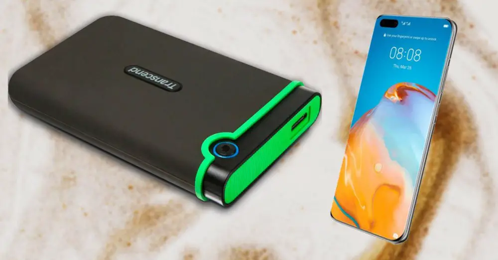 connect an external hard drive to your mobile