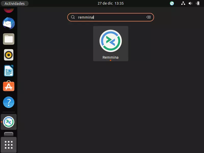 Ver Remmina en Ubuntu